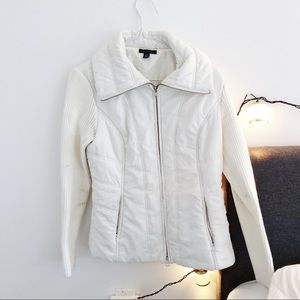 Tommy Hilfiger White Puffer Jacket Size Small